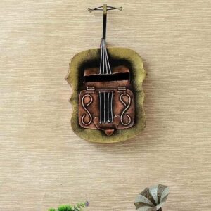 BLISSFUL24 PREMIUM Classic Violin Handcrafted Metal Decor