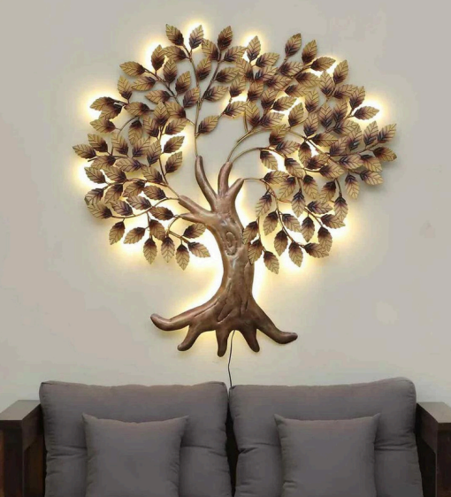 BLISSFUL24 PREMIUM "Gilded Glade" Artisan Tree Mural - Image 3