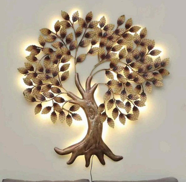 BLISSFUL24 PREMIUM "Gilded Glade" Artisan Tree Mural