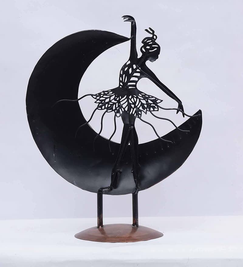 BLISSFUL24 PREMIUM "Lunar Serenade" Angelic Tabletop Sculpture - Image 3