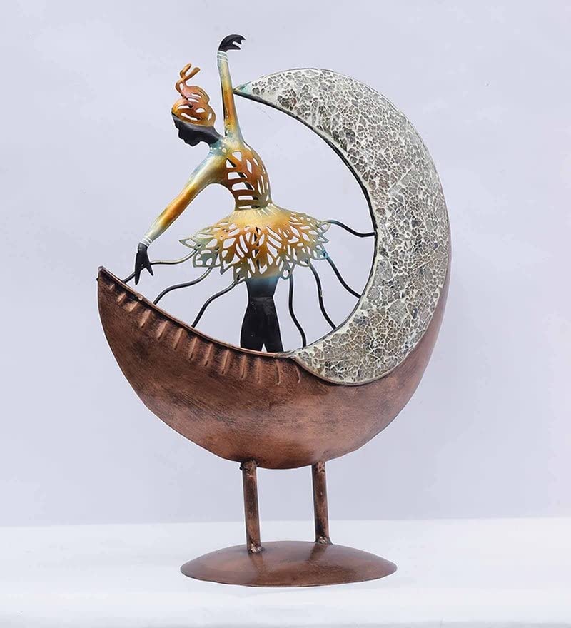 BLISSFUL24 PREMIUM "Lunar Serenade" Angelic Tabletop Sculpture
