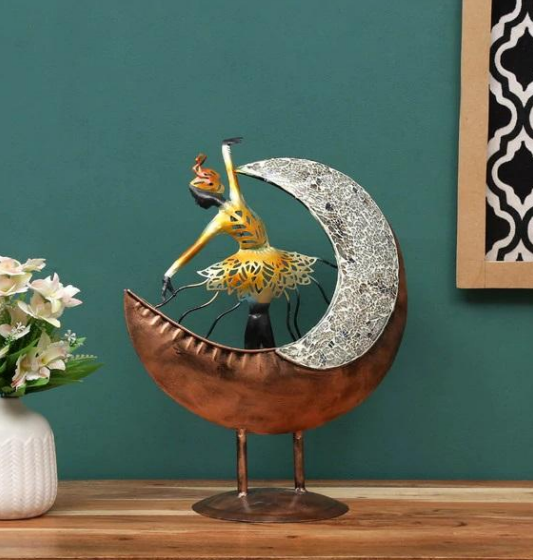 BLISSFUL24 PREMIUM "Lunar Serenade" Angelic Tabletop Sculpture - Image 2