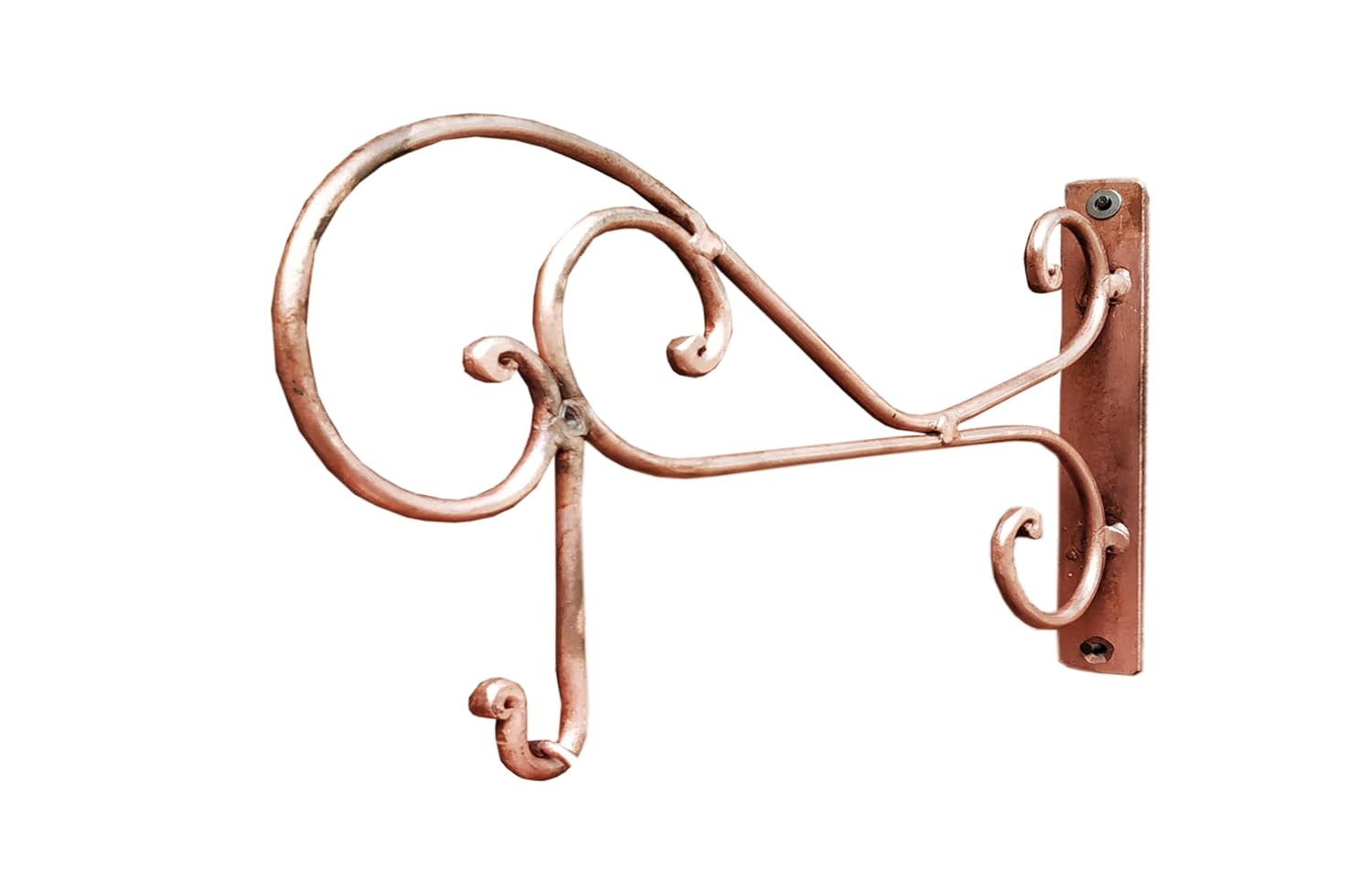 BLISSFUL24 PREMIUM 8" Double Sided Metal Wall Clock - Copper Finish - Image 5