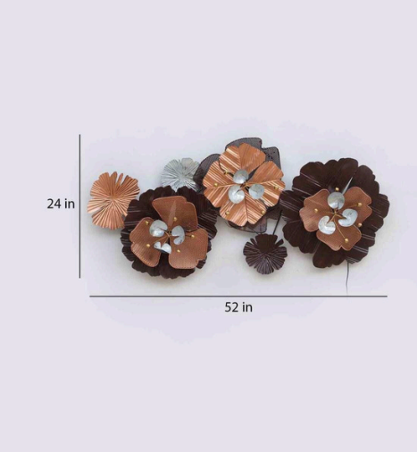 BLISSFUL24 PREMIUM "Radiant Bloom" Quad-Flower LED Wall Art - Image 2