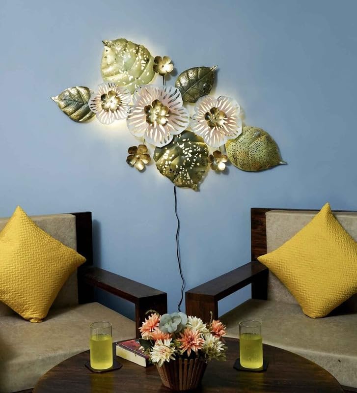 BLISSFUL24 PREMIUM "Moonlit Bloom" Illuminated Floral Mural