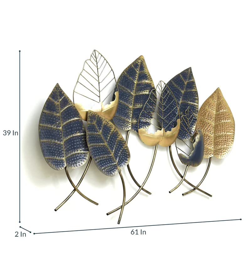 BLISSFUL24 PREMIUM "Joyous Foliage" Sculptural Leaf Wall Art - Image 3