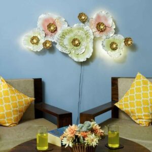 BLISSFUL24 PREMIUM "Celestial Radiance" Illuminated Floral Mural
