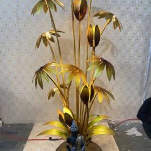 BLISSFUL24 PREMIUM "Illuminated Enlightenment" Grand Lotus Tree Sculpture