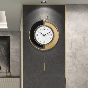 BLISSFUL24 PREMIUM "Obsidian Stag" Royal Pendulum Mural