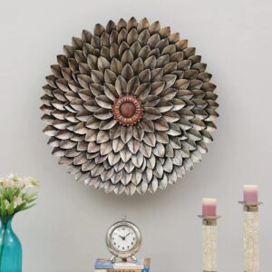 ISSFUL24 PREMIUM B Ton Daisy – Luxury Handcrafted Multi-Layered Iron Floral Wall Sculpture ($28 \times 28$ Inches)