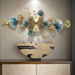 BLISSFUL24 PREMIUM "Azure Zephyr" Sculptural Wall Clock