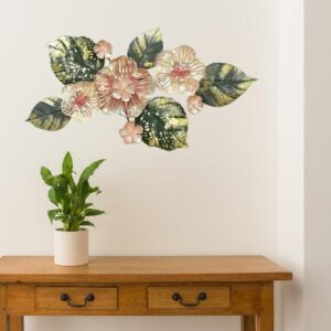 BLISSFUL24 PREMIUM "Blush Petals" Illuminated Floral Mural