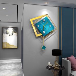 BLISSFUL24 PREMIUM "Emerald Zenith" Geometric Pendulum Mural