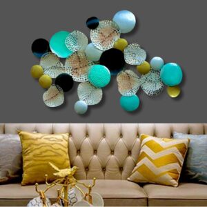 BLISSFUL24 PREMIUM "Cosmic Fusion" Abstract Circle Mural