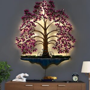 BLISSFUL24 PREMIUM "Blush Horizon" Illuminated Wall Sculpture