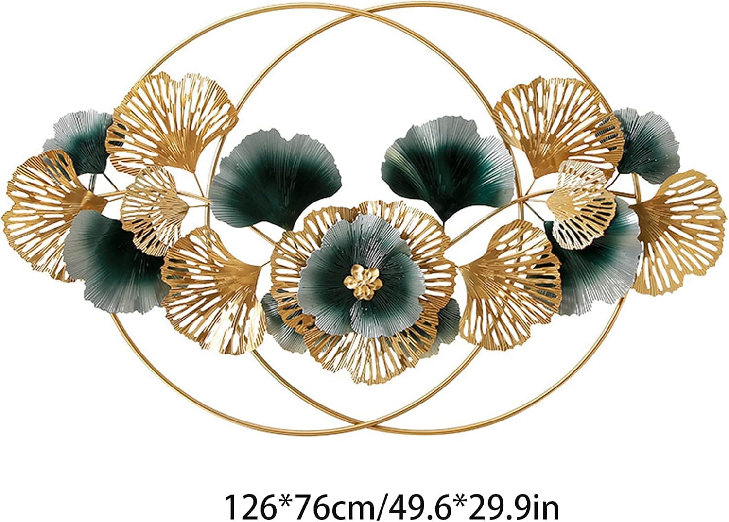 BLISSFUL24 PREMIUM "Azure Bloom" Gilded Floral Masterpiece - Image 4