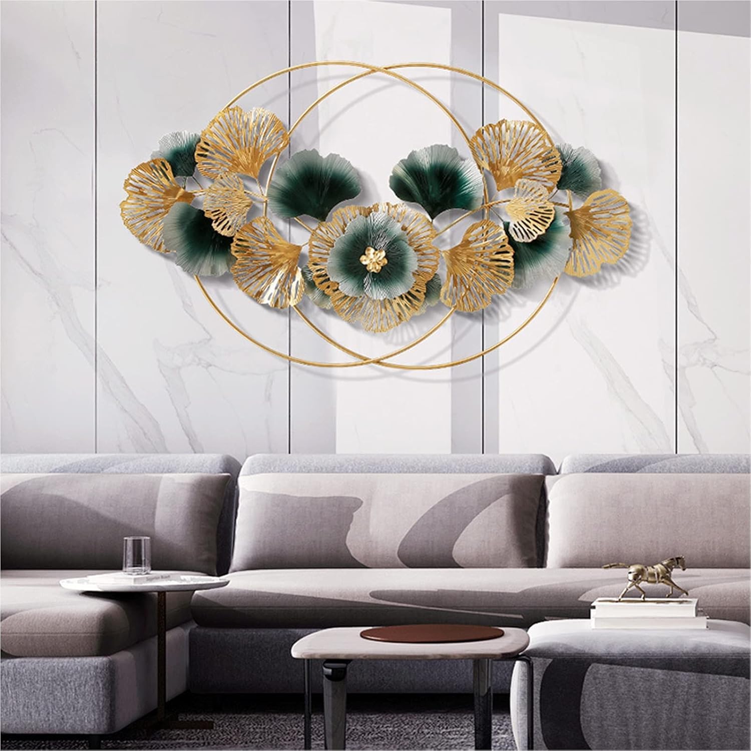 BLISSFUL24 PREMIUM "Azure Bloom" Gilded Floral Masterpiece - Image 5