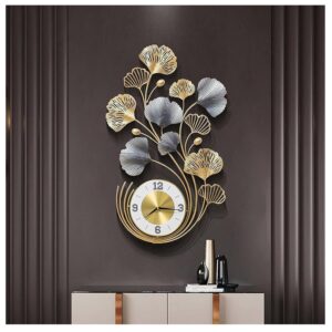 BLISSFUL24 PREMIUM "Ginkgo Chronos" Artistic Wall Clock