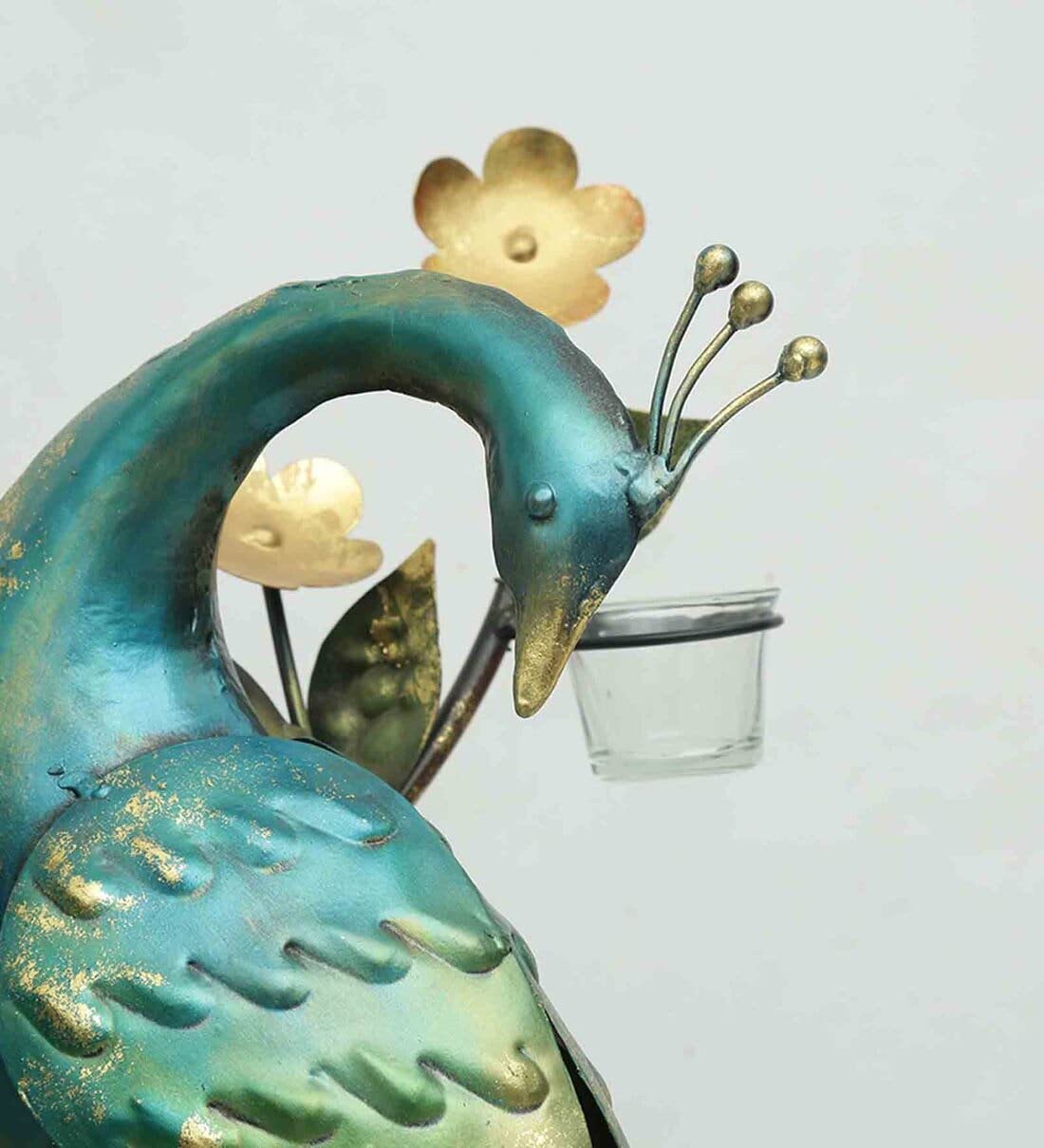 BLISSFUL24 PREMIUM "Perched Majesty" Large-Scale Peacock Sculpture - Image 4