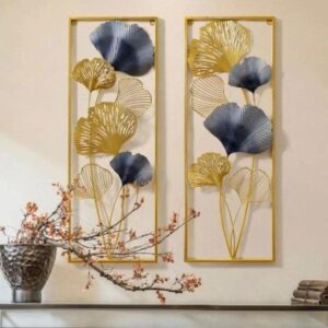 BLISSFUL24 PREMIUM "Midnight Ginkgo" Twin Panel Wall Art