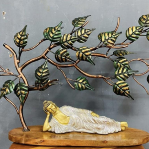 BLISSFUL24 PREMIUM "Nirvana Reclining" Sacred Bettel Leaf Sculpture