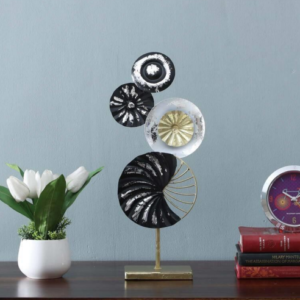 BLISSFUL24 PREMIUM "Eclipse Harmony" Modern Geometric Sculpture