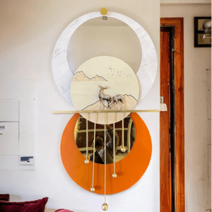 BLISSFUL24 PREMIUM Exclusive: RUSS DECOR Majestic Deer & Geometric Metal Masterpiece |