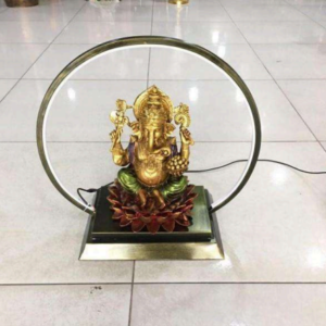 BLISSFUL24 PREMIUM "Gajakarna Halo" Gilded Ganesha Art