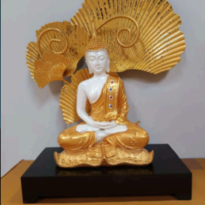 BLISSFUL24 PREMIUM "Gilded Enlightenment" Dual Leaf Budha