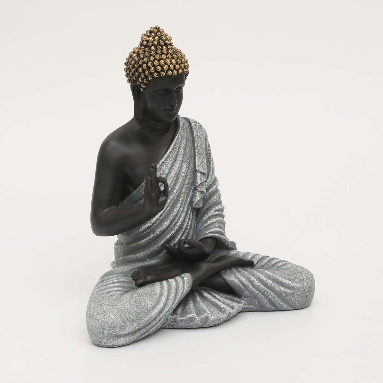 BLISSFUL24 PREMIUM "Slate Serenity" 12-Inch Blessing Buddha - Image 4