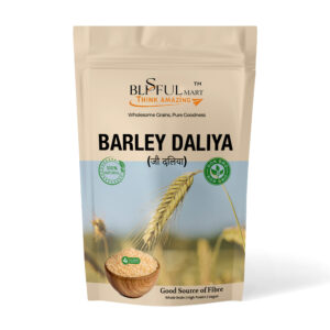 Premium Barley Daliya (Jau Daliya) – 100% Natural Whole Grain | High Protein & Fiber | Non-GMO & Vegan Breakfast Cereal