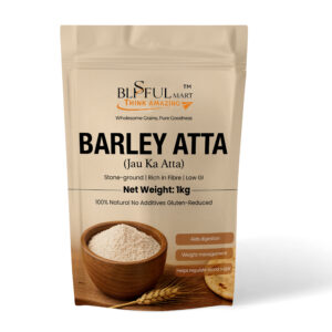 Premium Barley Atta (Jau Ka Atta) – 900 g | 100% Natural Stone-Ground Flour | High Fibre, Low GI & Gluten-Reduced | For Weight Management & Blood Sugar Control
