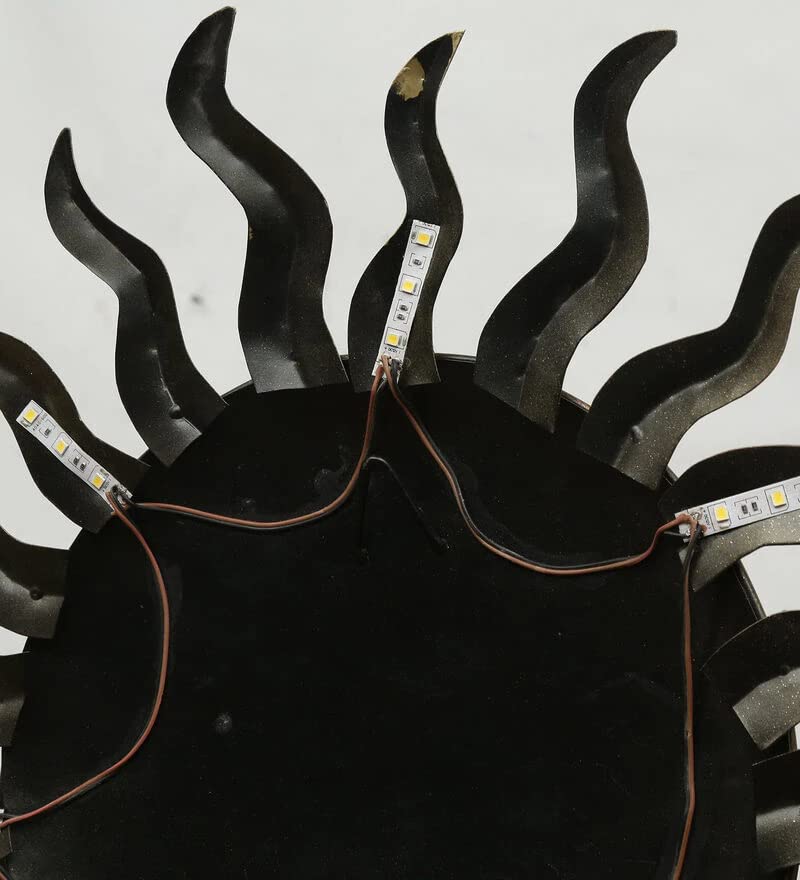 Blissful24 Sun Horses Gold Small Metal Wall Art (45x22 Inch) – Luxury Golden 7 Running Horses Wall Décor for Living Room, Bedroom & Office - Image 7